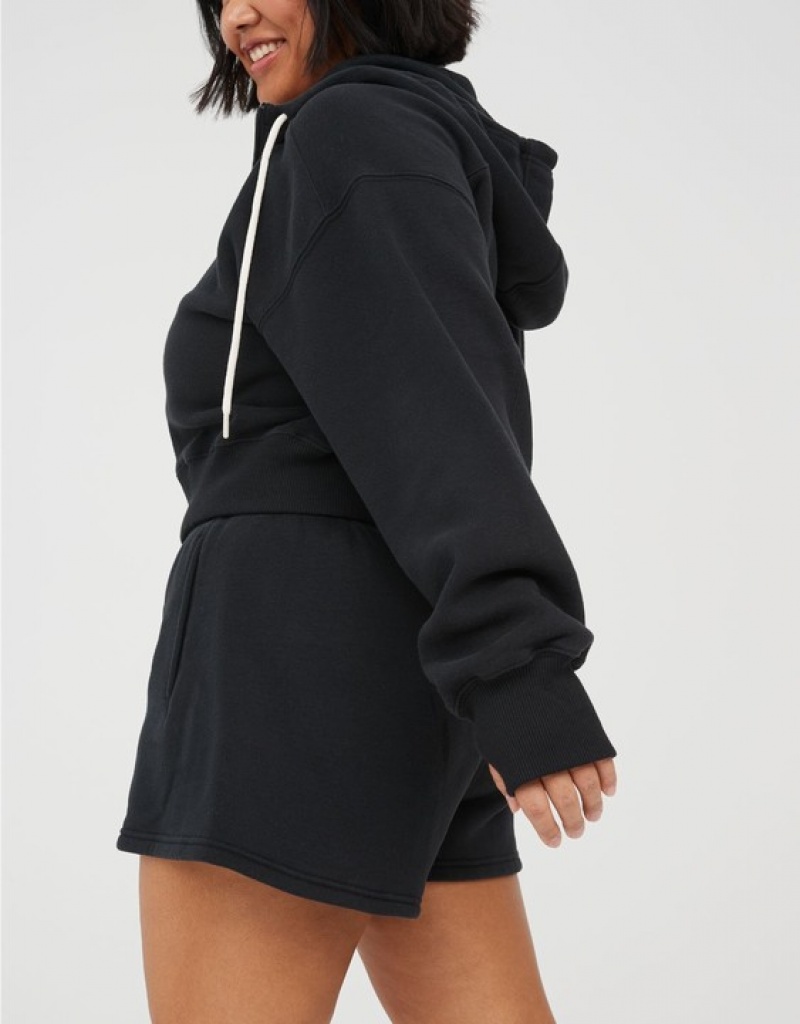 Short Aerie OFFLINE By Cloud Fleece Noir | RVC-94266252