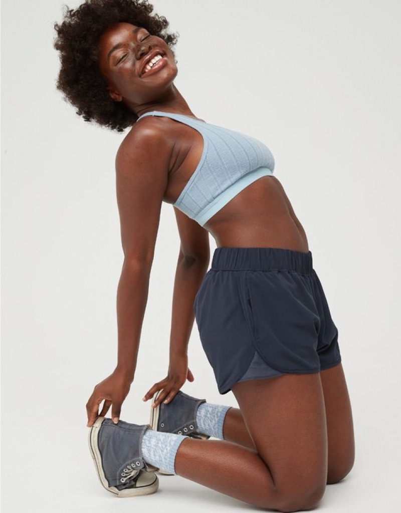 Short Aerie Real. Period.? Course Grise Bleu | STB-31468147