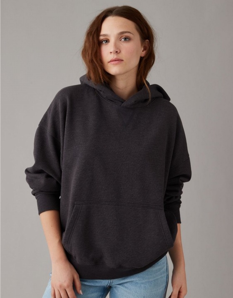 Sweat a Capuche Aerie Fleece Noir | CMR-94894233