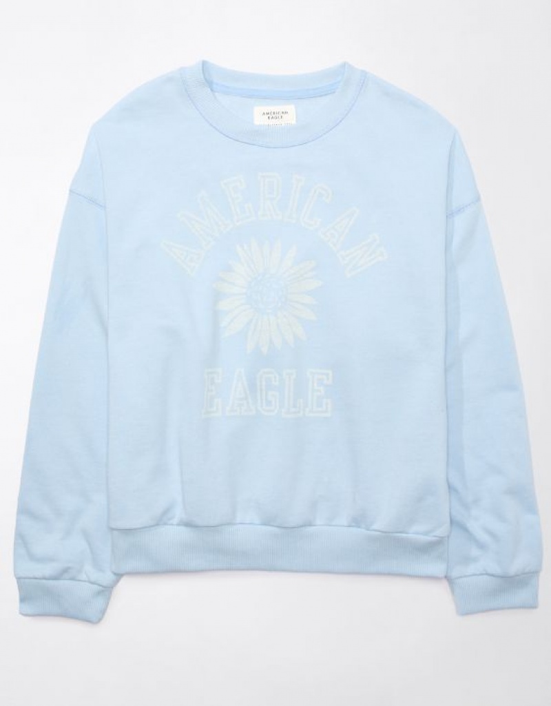 Sweats Aerie Funday Graphique Bleu Clair | DOP-61271874