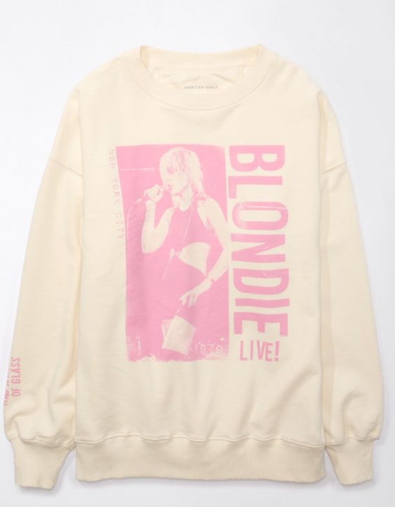 Sweats Aerie Oversized Blondie Graphique Blanche | GYU-44540339