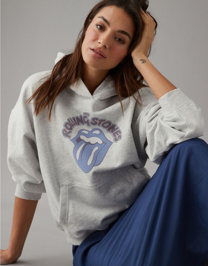 Sweats Aerie Rolling Stones Graphique Grise | TBG-94652713