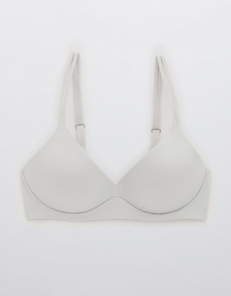 Soutien Gorge Aerie Sunnie Wireless Push Up Grise | GVP-60121235