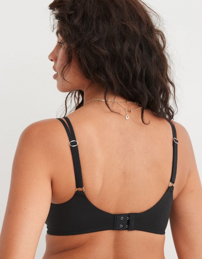 Soutien Gorge Aerie Sunnie Wireless Push Up Noir | FFD-12309159