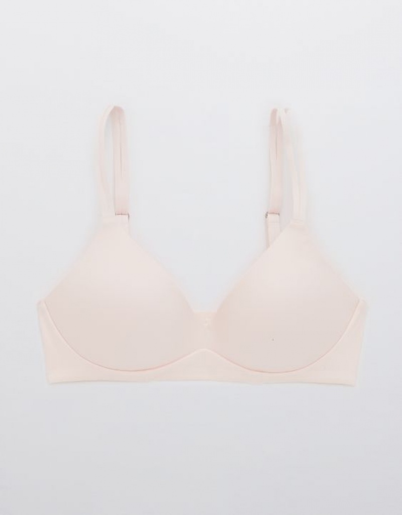 Soutien Gorge Aerie Sunnie Wireless Push Up Rose | PYU-38255682