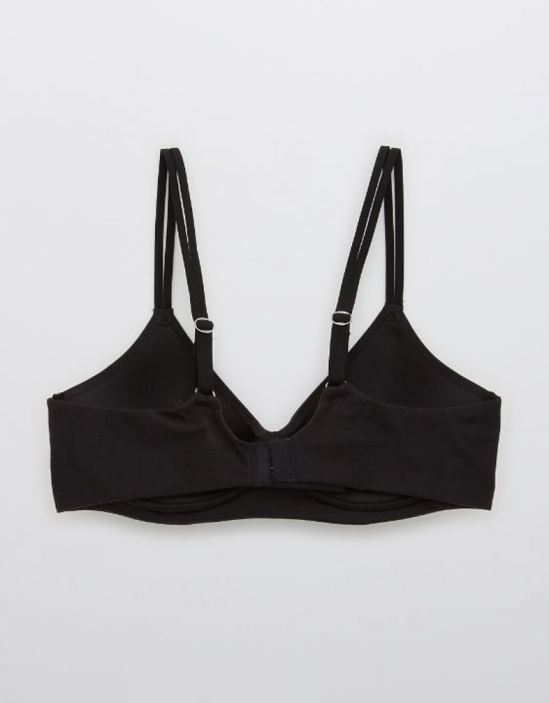 Soutien Gorge Aerie Sunnie Wireless Push Up Noir | FFD-12309159