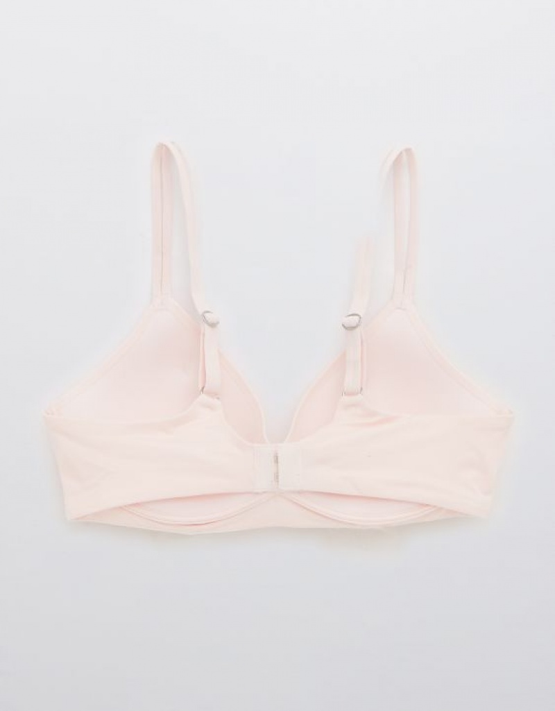 Soutien Gorge Aerie Sunnie Wireless Push Up Rose | PYU-38255682