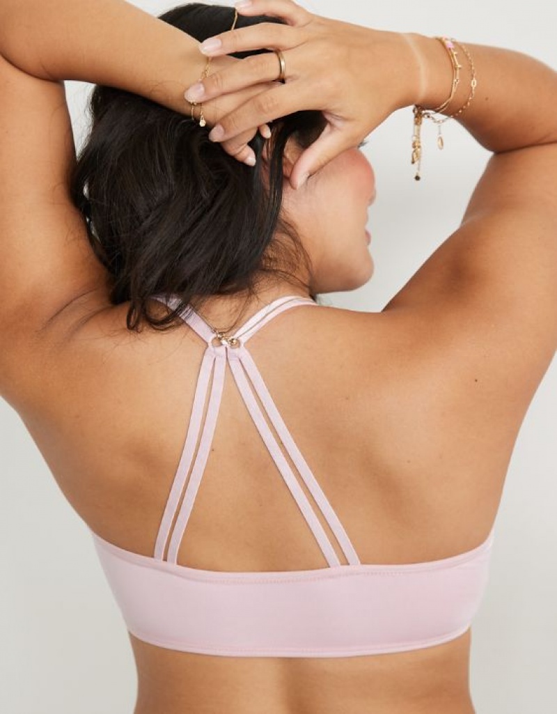 Soutien Gorge Aerie The Liberare Convertible Plungelette Rose | CBD-06139195