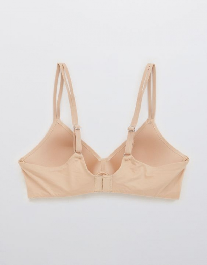 Soutien Gorge Aerie Sunnie Wireless Push Up Beige | EOR-25482070