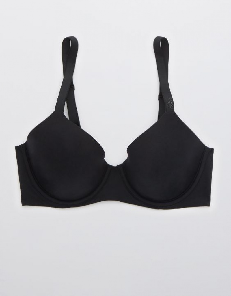 Soutien Gorge Aerie SMOOTHEZ Full Coverage Lightly Doublée Noir | UWN-42891390