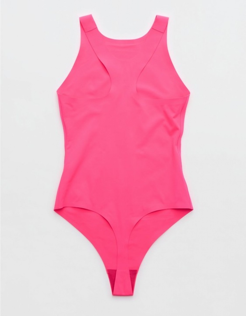 Soutien Gorge Aerie SMOOTHEZ Racerback Rose | RFQ-80393989