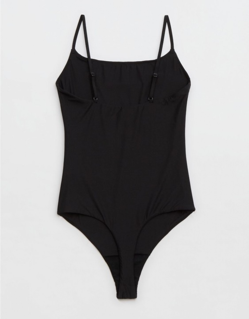 Soutien Gorge Aerie SMOOTHEZ Scoop Noir | UZS-70806458