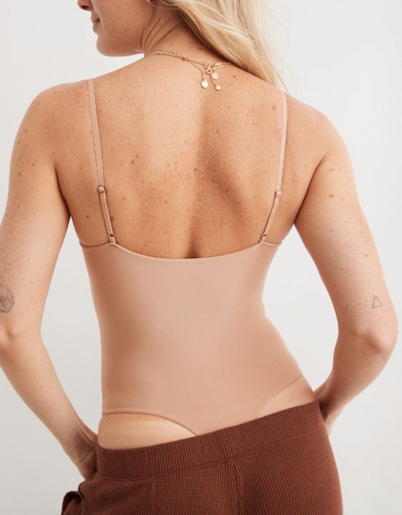 Soutien Gorge Aerie SMOOTHEZ Scoop Beige | LQO-28313497