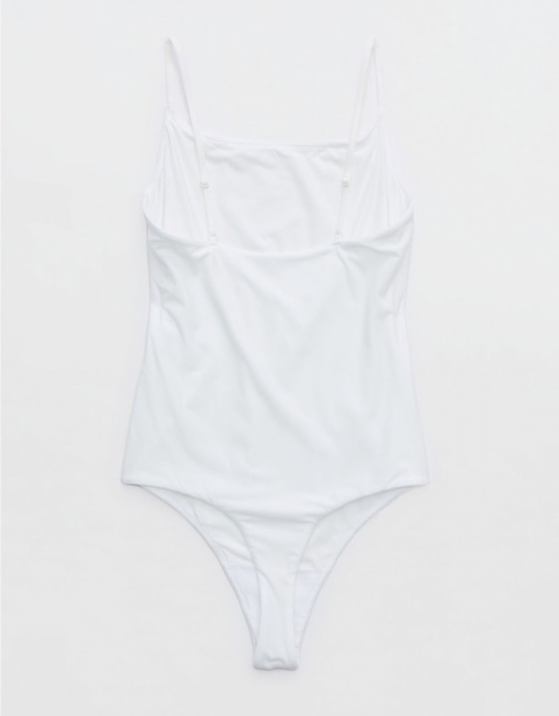 Soutien Gorge Aerie SMOOTHEZ Scoop Blanche | AIL-91498142