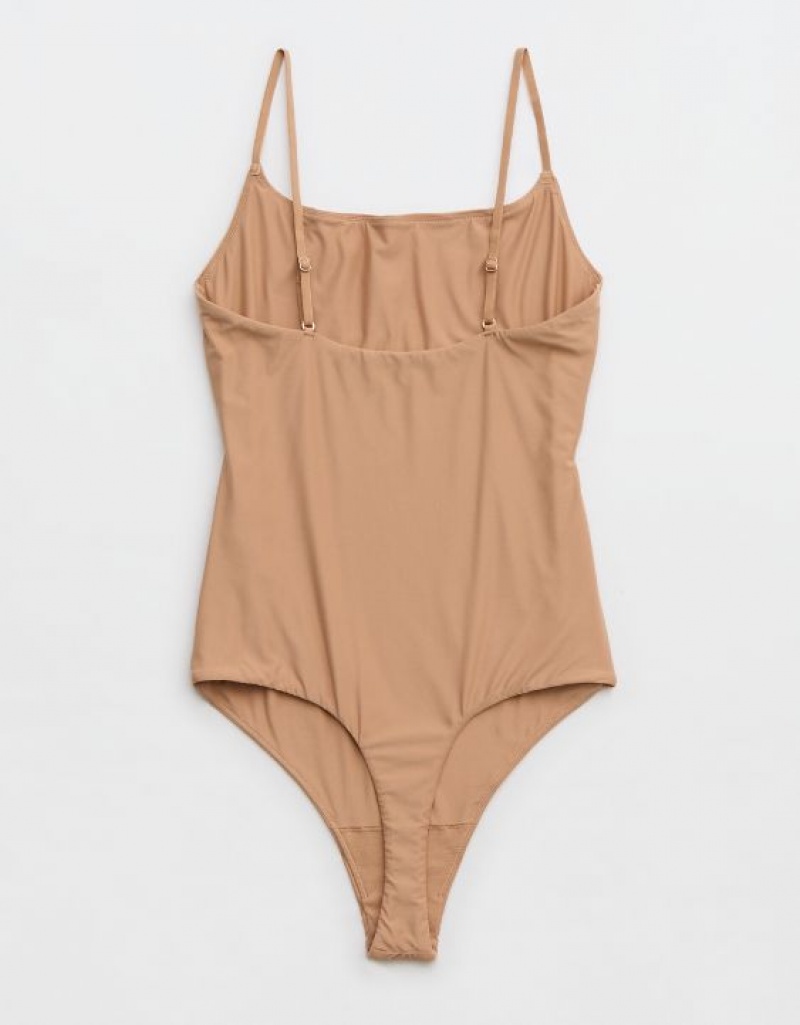 Soutien Gorge Aerie SMOOTHEZ Scoop Beige | LQO-28313497