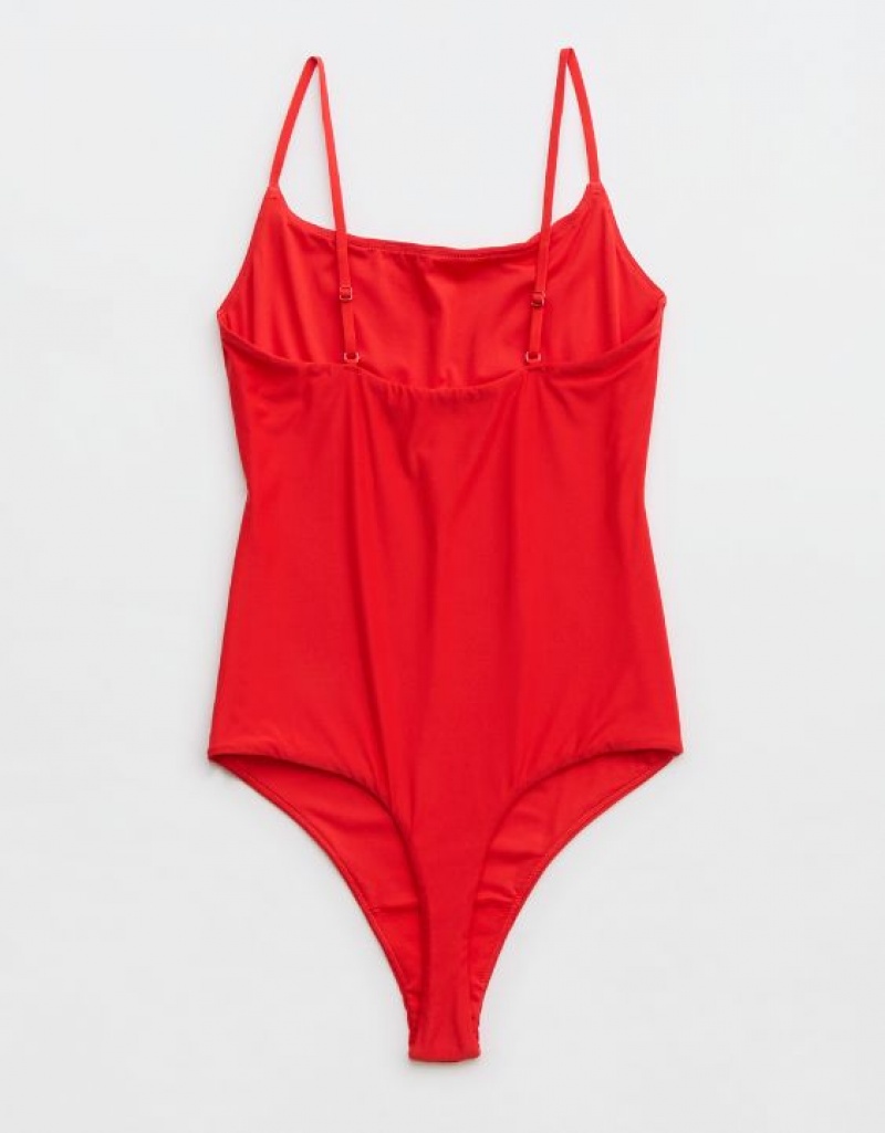 Soutien Gorge Aerie SMOOTHEZ Scoop Rouge | KRB-92725723