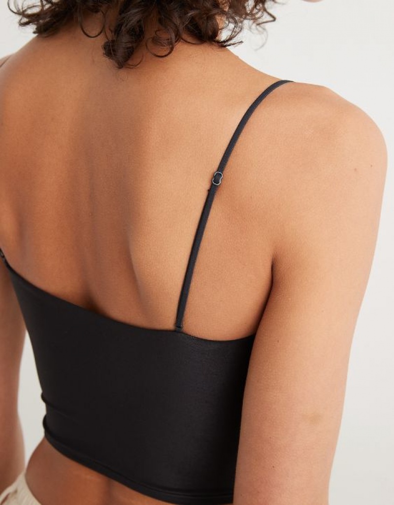 Soutien Gorge Aerie SMOOTHEZ Tank Cami Noir | DOC-60450132