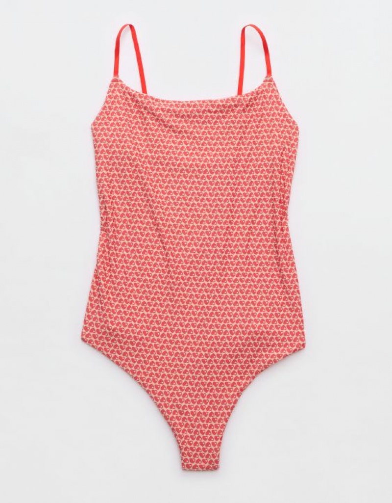 Soutien Gorge Aerie SMOOTHEZ Scoop Rouge | XHN-67626291