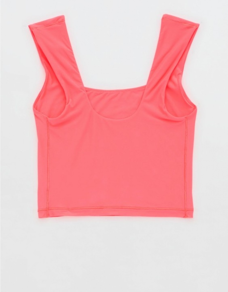 Soutien Gorge Aerie SMOOTHEZ Square Neck Cami Rose | MFF-26303039