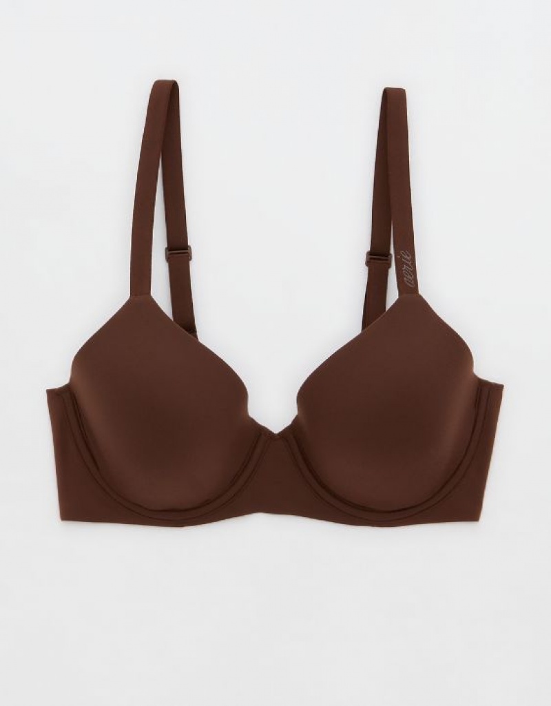 Soutien Gorge Aerie SMOOTHEZ Full Coverage Lightly Doublée Marron | ZVX-55526653