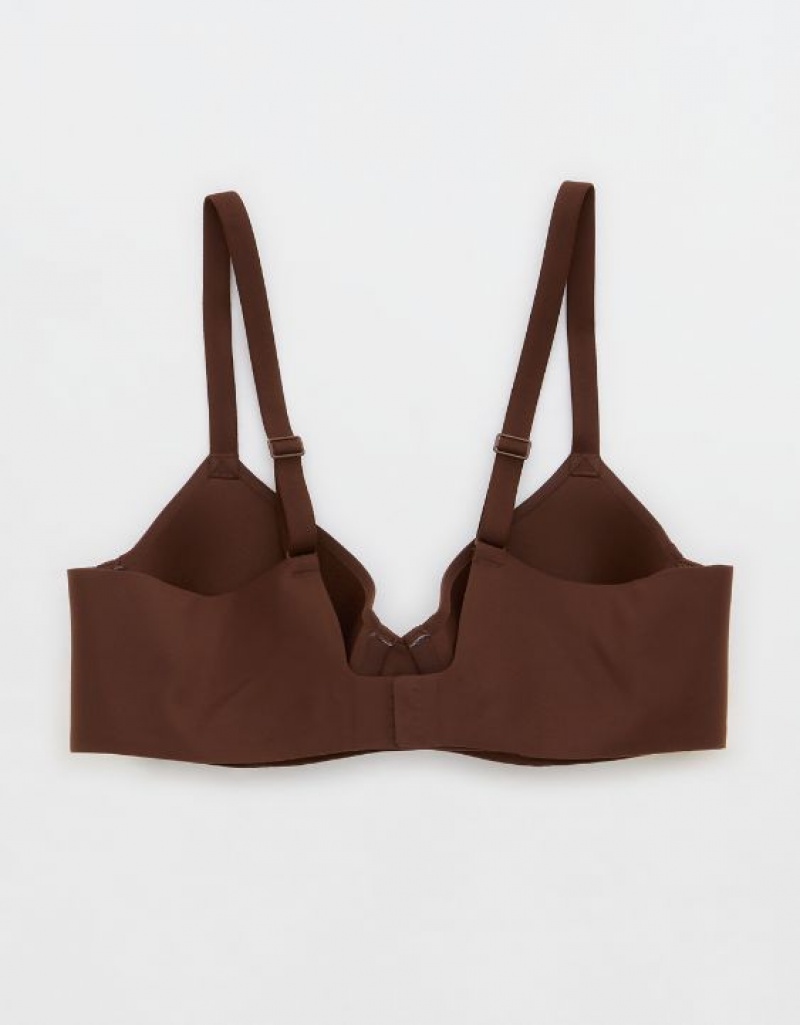 Soutien Gorge Aerie SMOOTHEZ Full Coverage Lightly Doublée Marron | ZVX-55526653