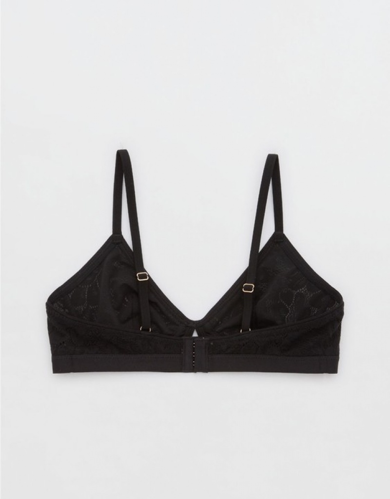 Soutien Gorge Aerie Show Off Dentelle Cut Outlette Noir | KMX-40354268