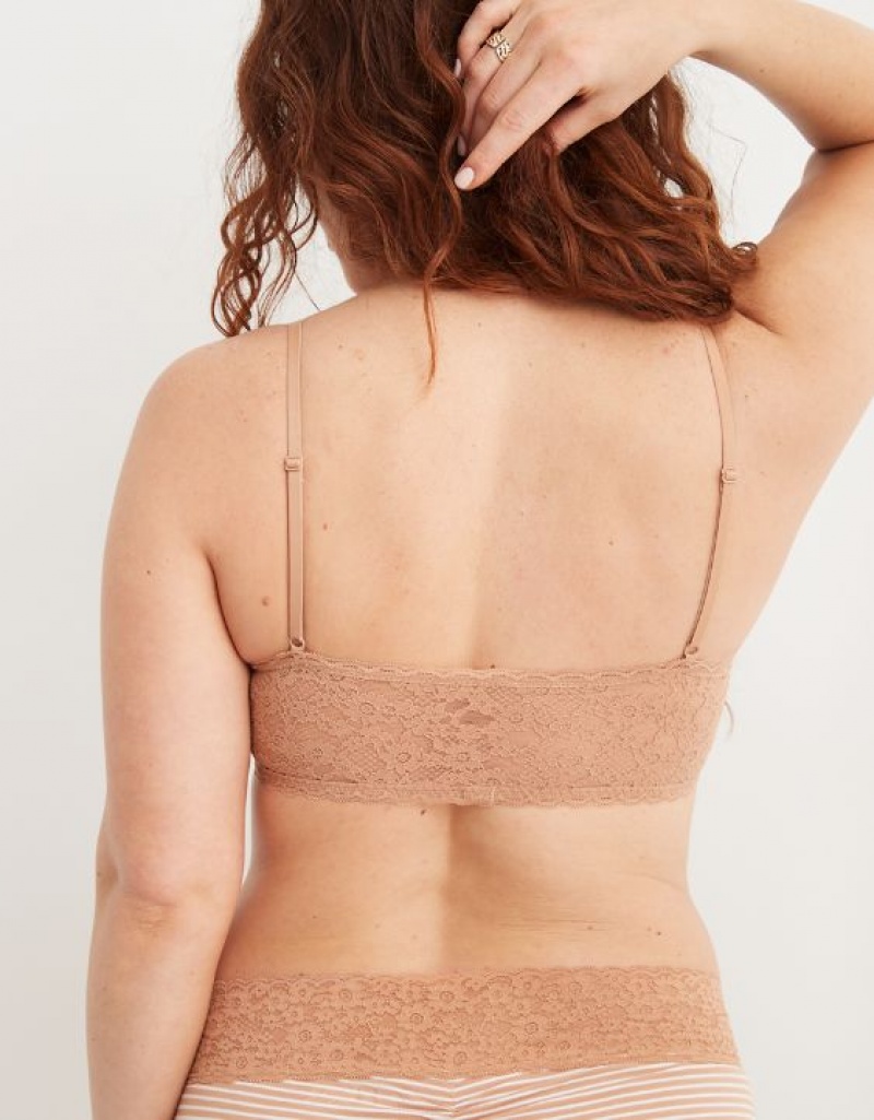 Soutien Gorge Aerie Show Off Vintage Dentelle Wirelesslette Beige | NEL-64130456