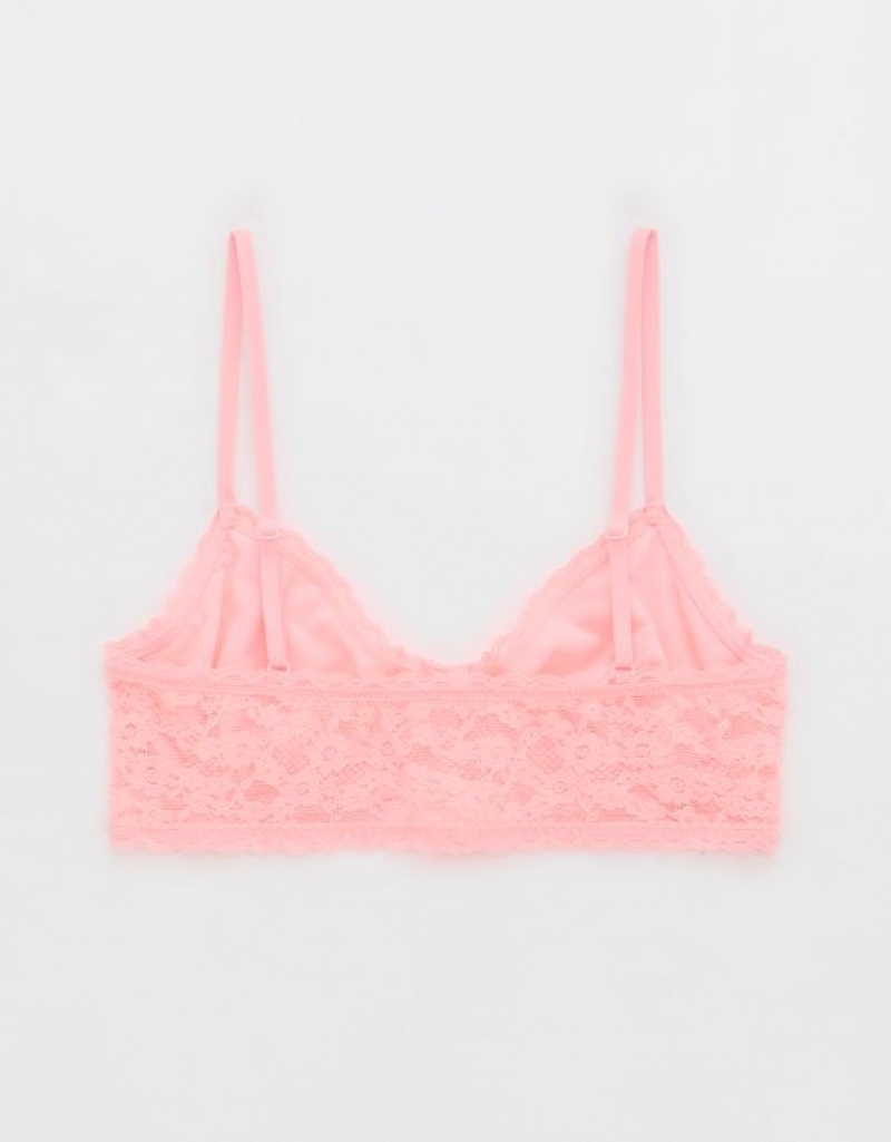 Soutien Gorge Aerie Show Off Vintage Dentelle Wirelesslette Rose | TRW-68347529