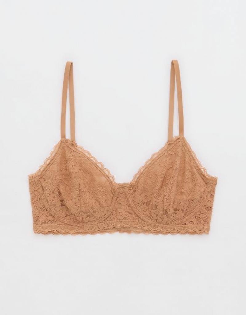 Soutien Gorge Aerie Show Off Vintage Dentelle Wirelesslette Beige | NEL-64130456