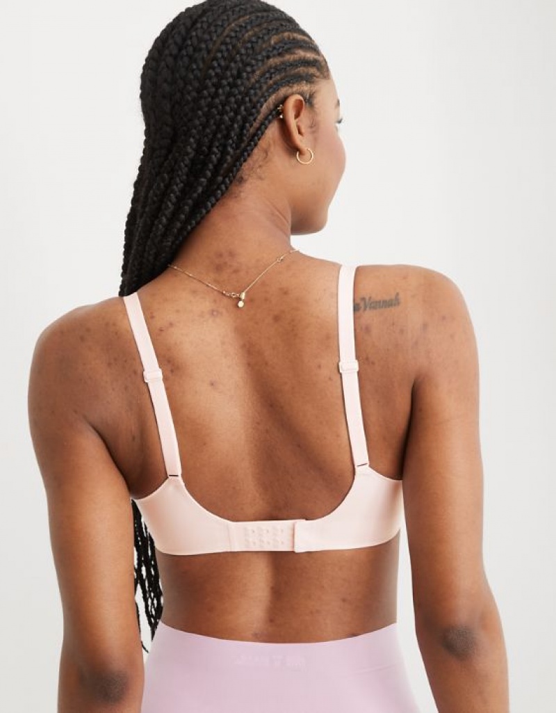 Soutien Gorge Aerie SMOOTHEZ-ish Wirelesslette Rose | PYE-43075874