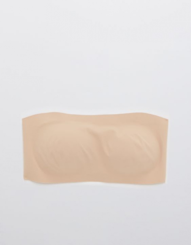 Soutien Gorge Aerie SMOOTHEZ Bandeaulette Beige | SMK-92205363