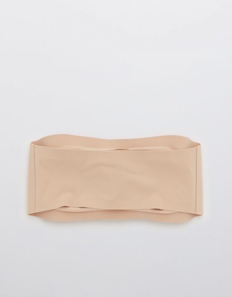 Soutien Gorge Aerie SMOOTHEZ Bandeaulette Beige | SMK-92205363