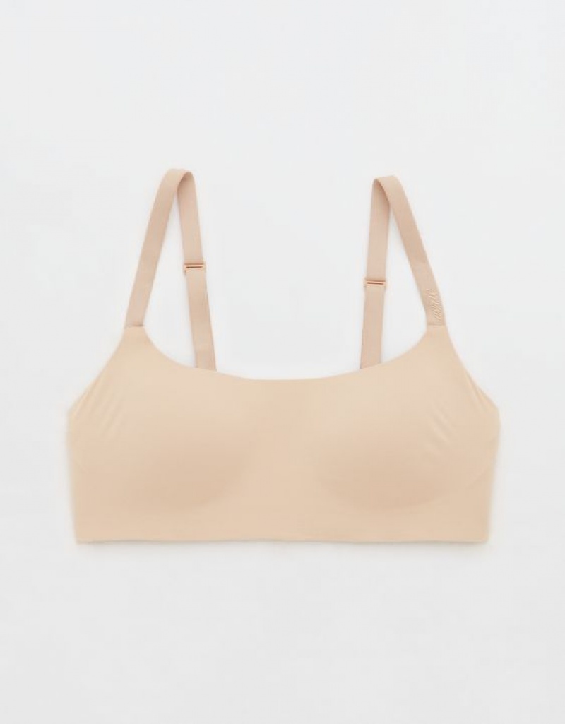 Soutien Gorge Aerie SMOOTHEZ-ish Wirelesslette Beige | ZWH-39586318