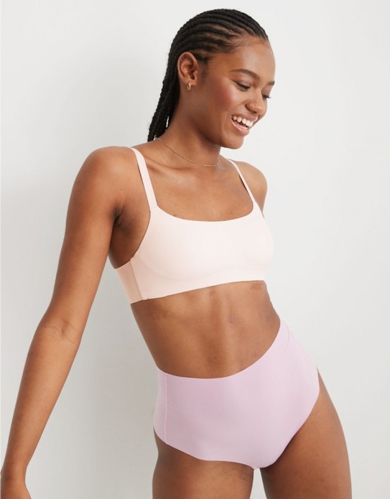 Soutien Gorge Aerie SMOOTHEZ-ish Wirelesslette Rose | PYE-43075874