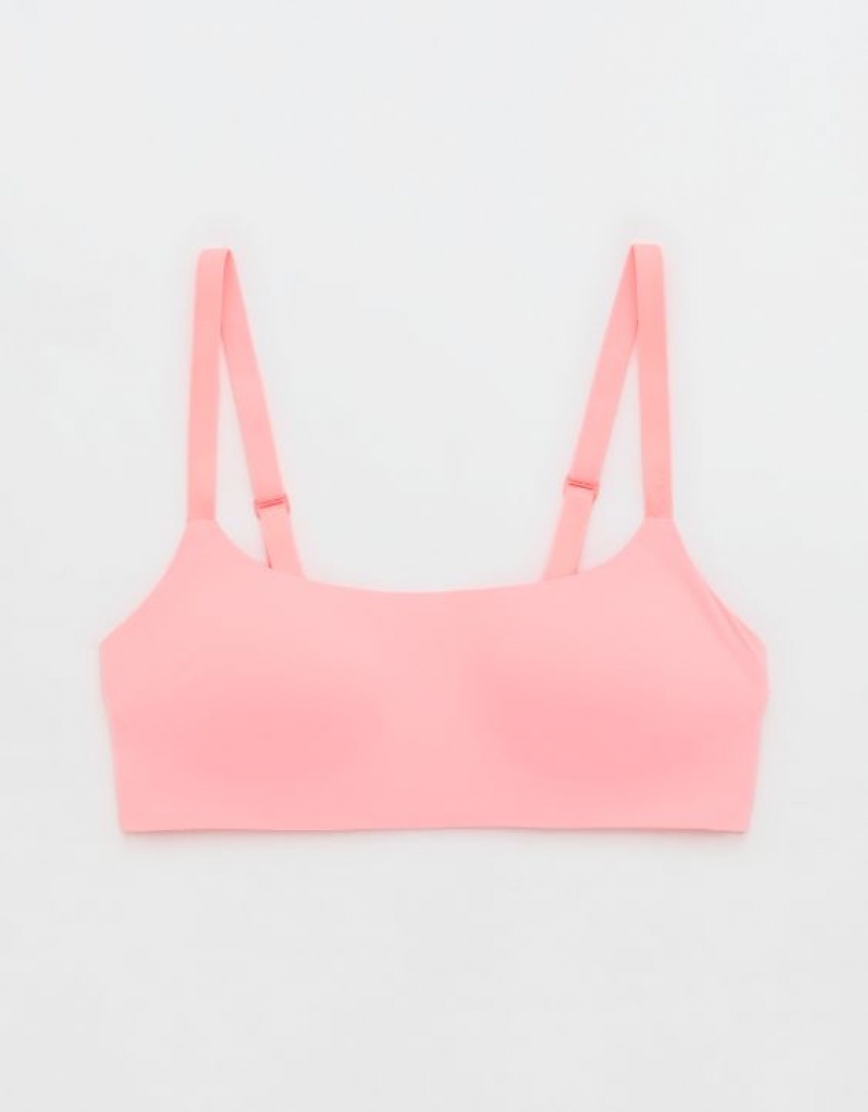 Soutien Gorge Aerie SMOOTHEZ-ish Wirelesslette Rose | PQF-68041028