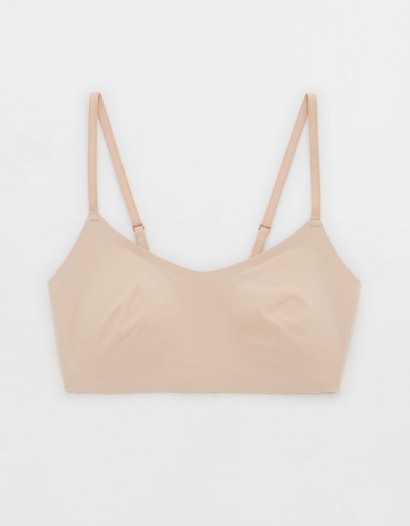 Soutien Gorge Aerie SMOOTHEZ Scooplette Beige | CGE-01639121