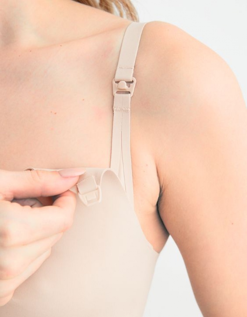 Soutien Gorge Aerie Mama By Aerie? Nursing Beige | ZFQ-07155276