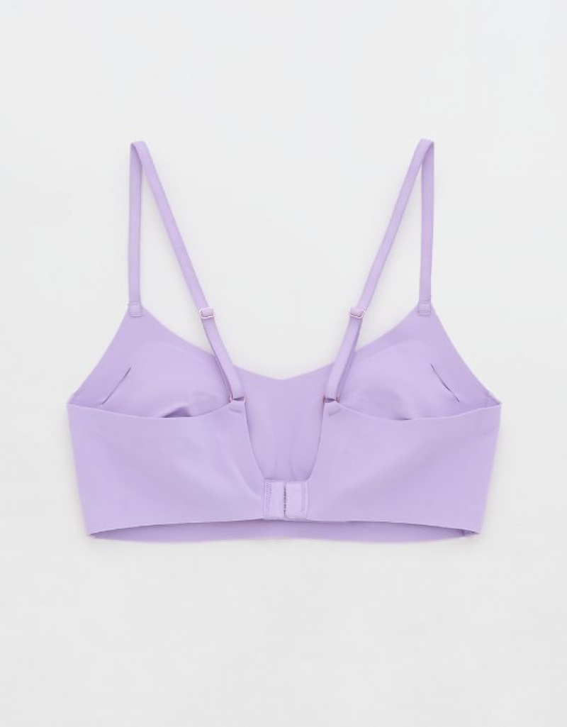 Soutien Gorge Aerie SMOOTHEZ Scooplette Violette Lavage | RDI-07801776