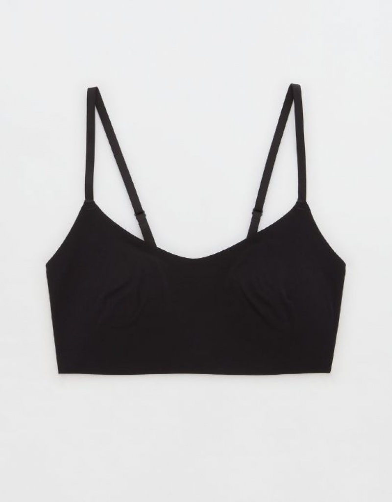 Soutien Gorge Aerie SMOOTHEZ Scooplette Noir | QOI-92313442