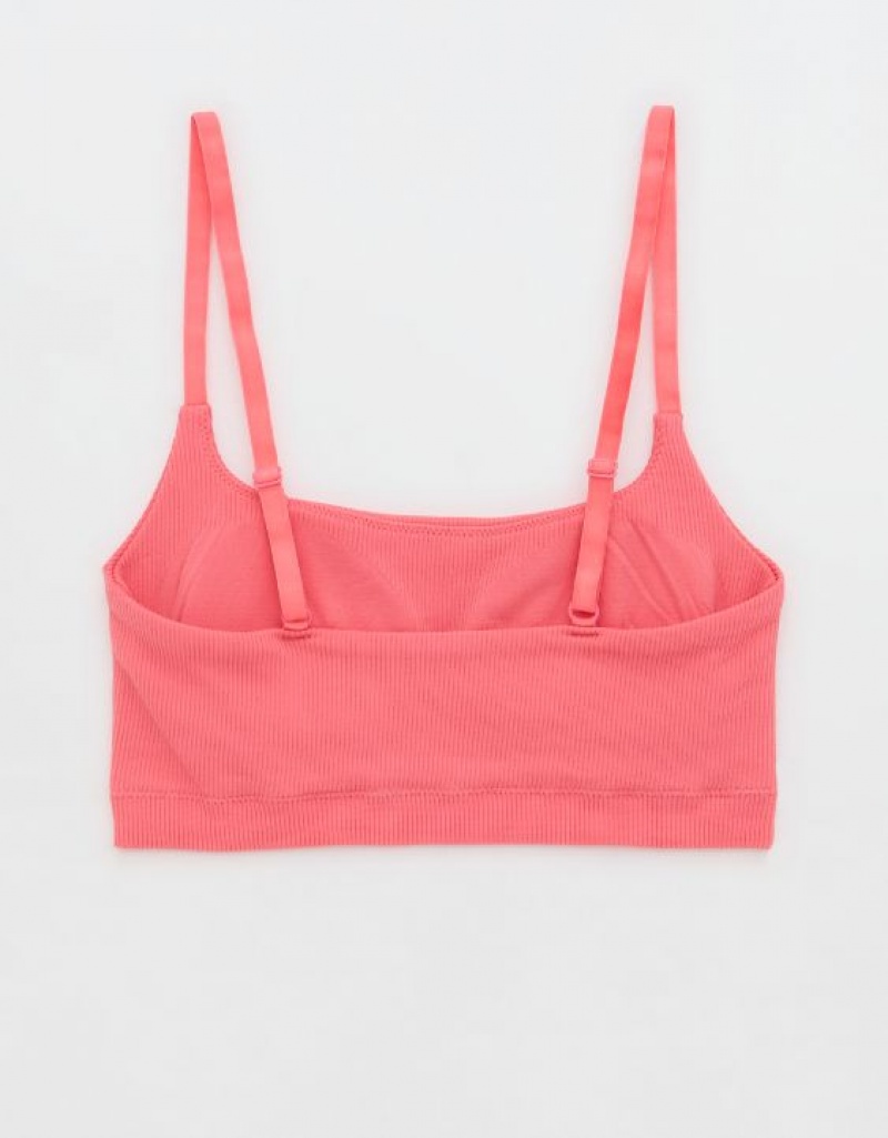 Soutien Gorge Aerie Superchill Seamless Scooplette Corail | UVP-07851223