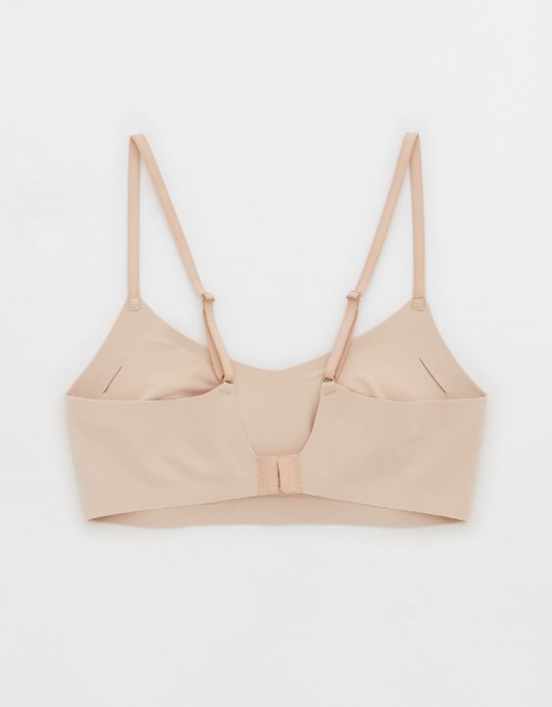 Soutien Gorge Aerie SMOOTHEZ Scooplette Beige | CGE-01639121