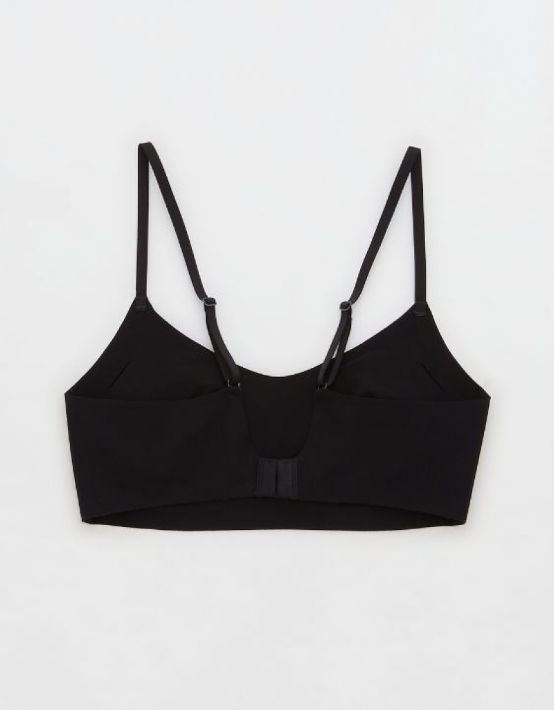 Soutien Gorge Aerie SMOOTHEZ Scooplette Noir | QOI-92313442