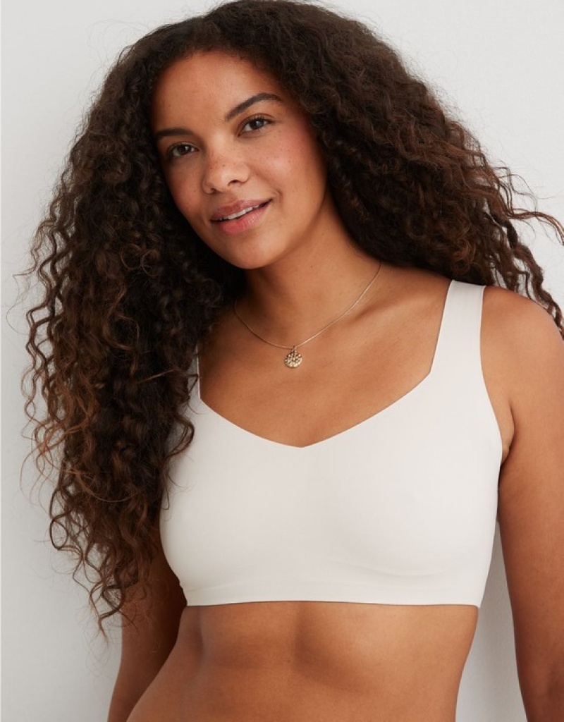 Soutien Gorge Aerie SMOOTHEZ Rembourré Sweetheartlette Blanche | LYX-11694881