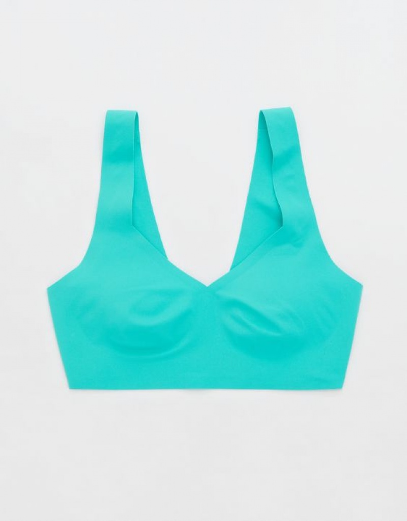 Soutien Gorge Aerie SMOOTHEZ Rembourré Sweetheartlette Turquoise | FIK-09265472