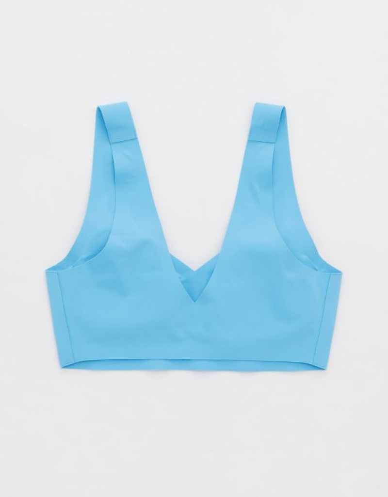 Soutien Gorge Aerie SMOOTHEZ Rembourré Sweetheartlette Bleu | ZPQ-64264714