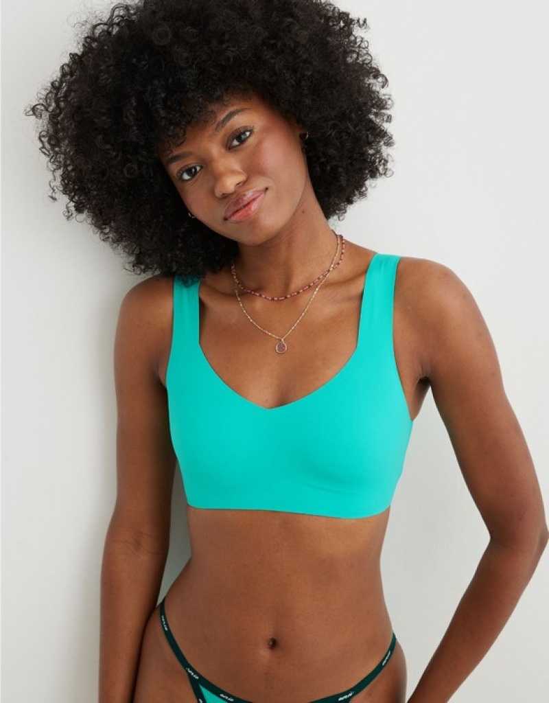 Soutien Gorge Aerie SMOOTHEZ Rembourré Sweetheartlette Turquoise | FIK-09265472