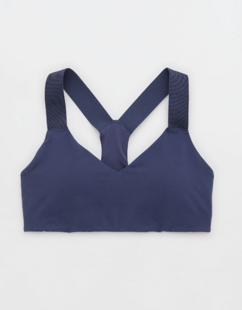 Soutien Gorge Aerie OFFLINE By The Hugger Racerback Sports Bleu | ESA-85529971