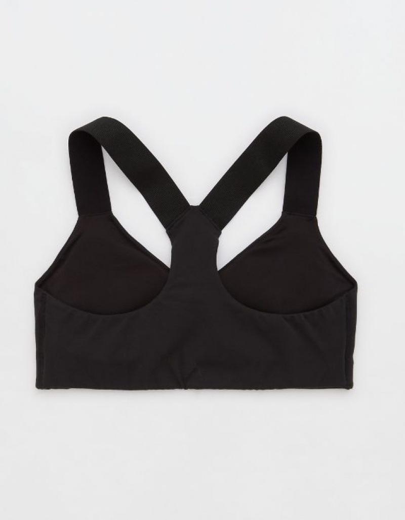 Soutien Gorge Aerie OFFLINE By The Hugger Racerback Sports Noir | WTH-33532043