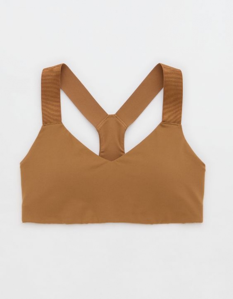 Soutien Gorge Aerie OFFLINE By The Hugger Racerback Sports Marron | CWG-38285607