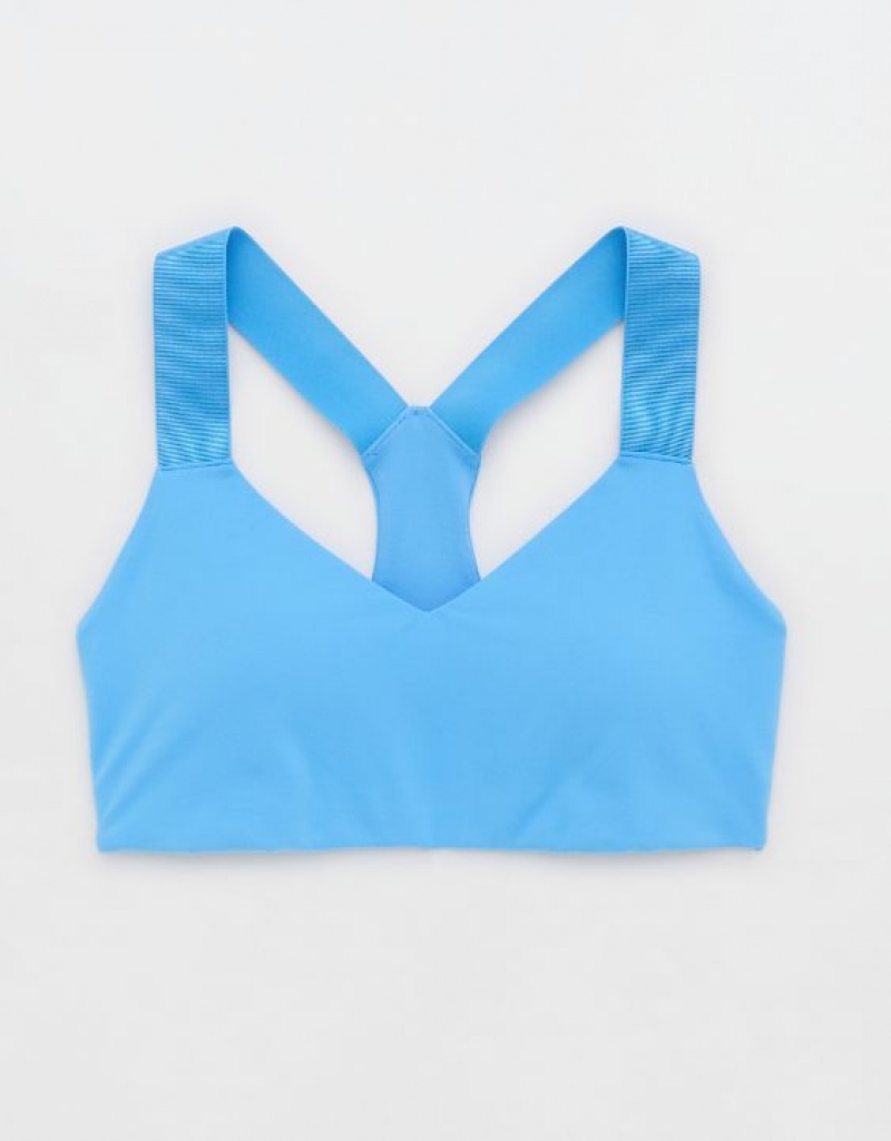 Soutien Gorge Aerie OFFLINE By The Hugger Racerback Sports Bleu | AGY-12328046